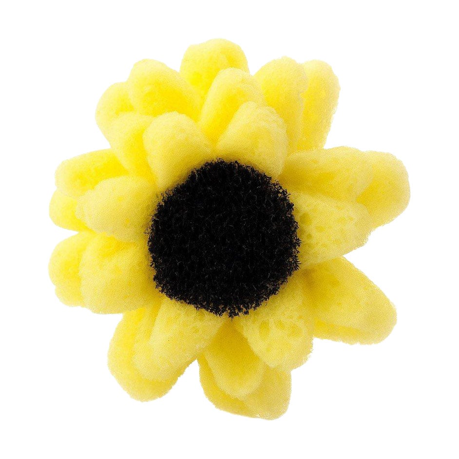 Масажна мочалка-скраб MARTINI SPA Herbaria Massage And Scrub Flower Sponge Квітка, жовта (4659P00)